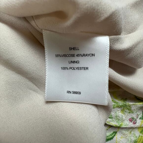 A Loves A Floral Maxi Dress S | Cottagecore Tie Strap Ruffle Hem - Picture 6 of 7